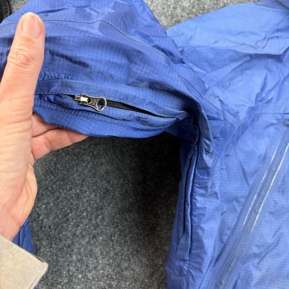 MARMOT Women’s Blue Gore-tex Paclite Hooded Shell Jacket Coat size: Medium - Picture 4 of 9